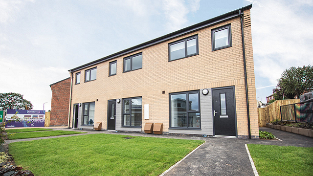 Show home on Nothgate new housing development